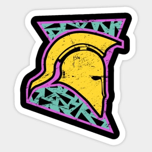 Rad 90s Greek Sparta Helmet Sticker